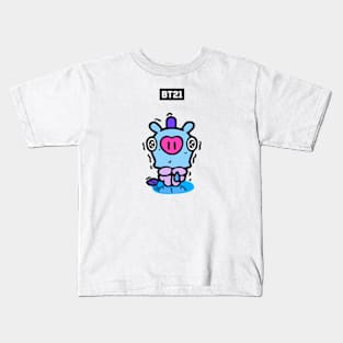 bt21 bts exclusive design 18 Kids T-Shirt